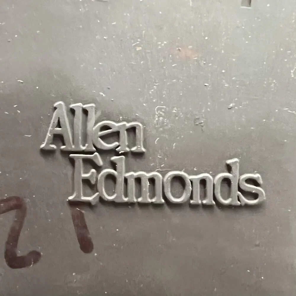 Allen Edmonds Shoes Mens 13 Brown Leather Derby Oxford Dress Apron Split Toe